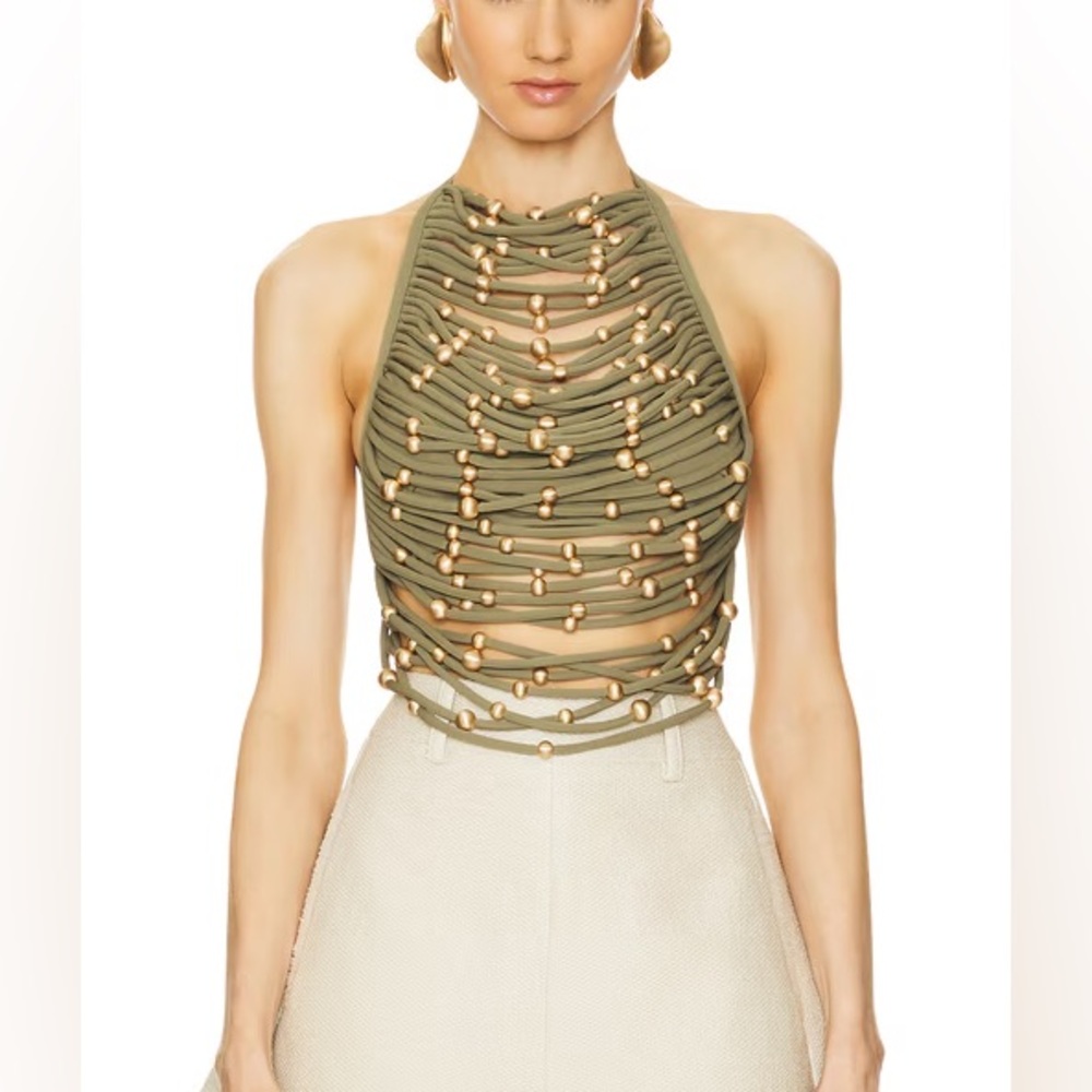 Cult Gaia Jonna Top in Tea